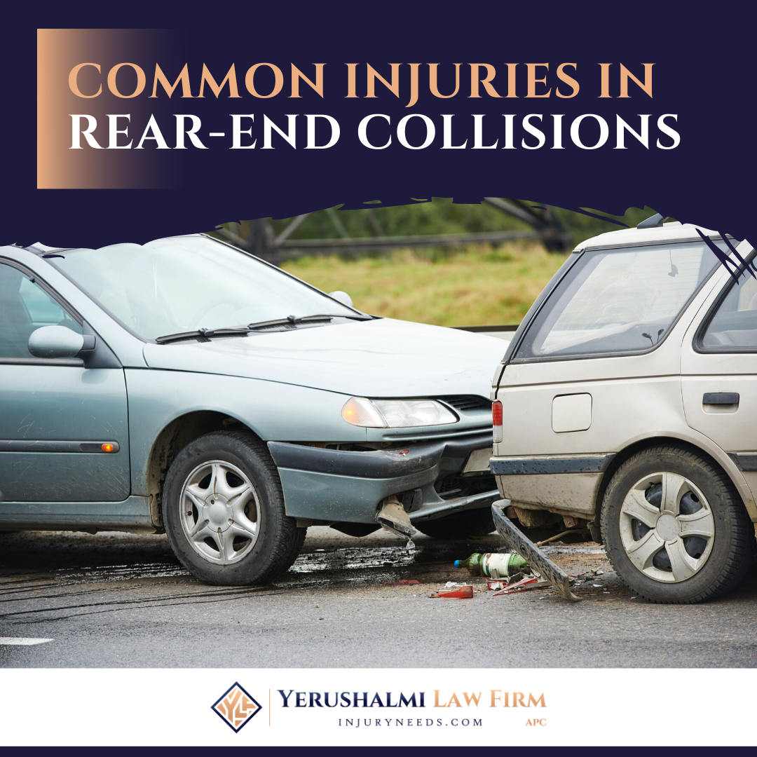 Common injuries in Rear-End Collisions