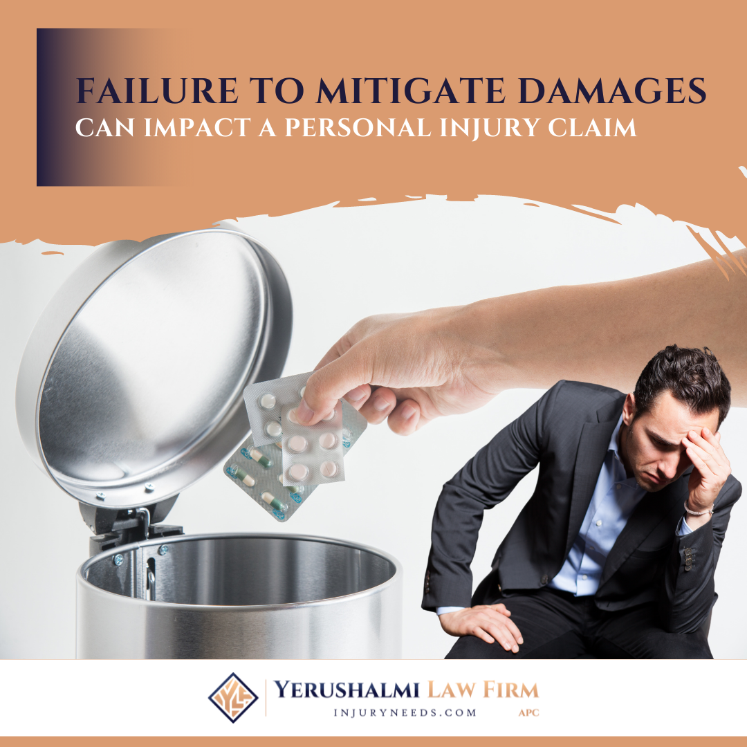 Failure To Mitigate Damages Can Impact A Personal Injury Claim